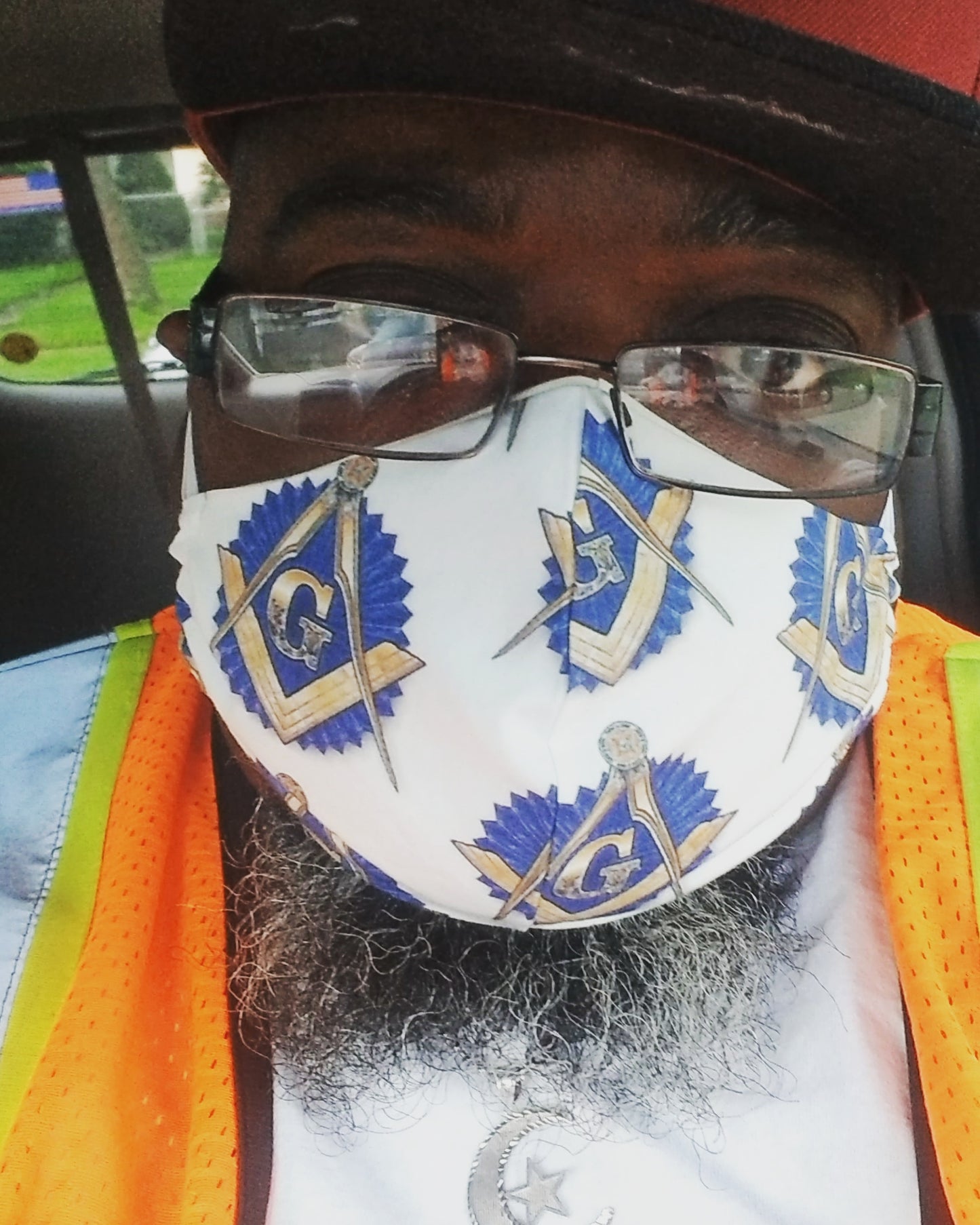 Masonic Cotton Mask