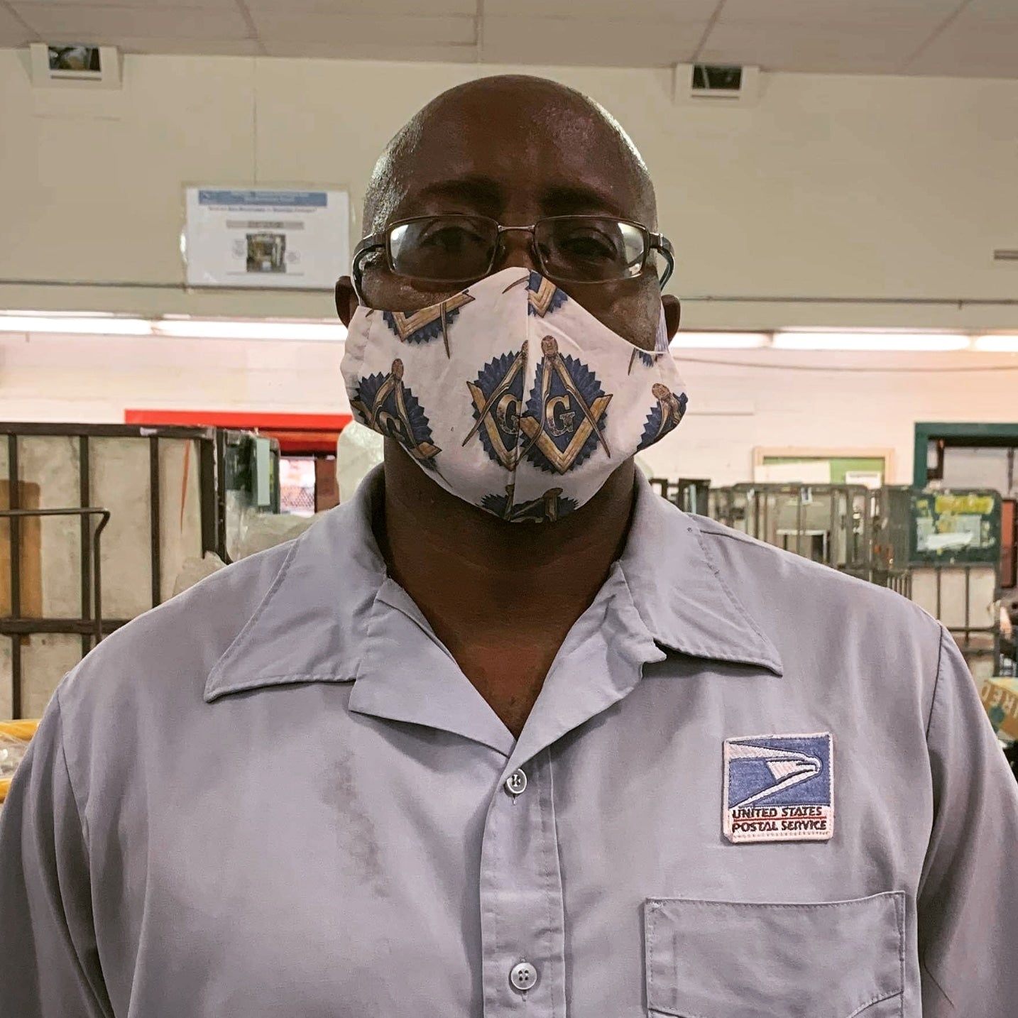 Masonic Cotton Mask