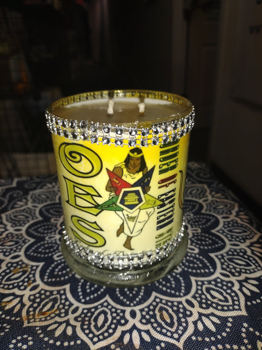 OES/DOI Rhinestone Candle