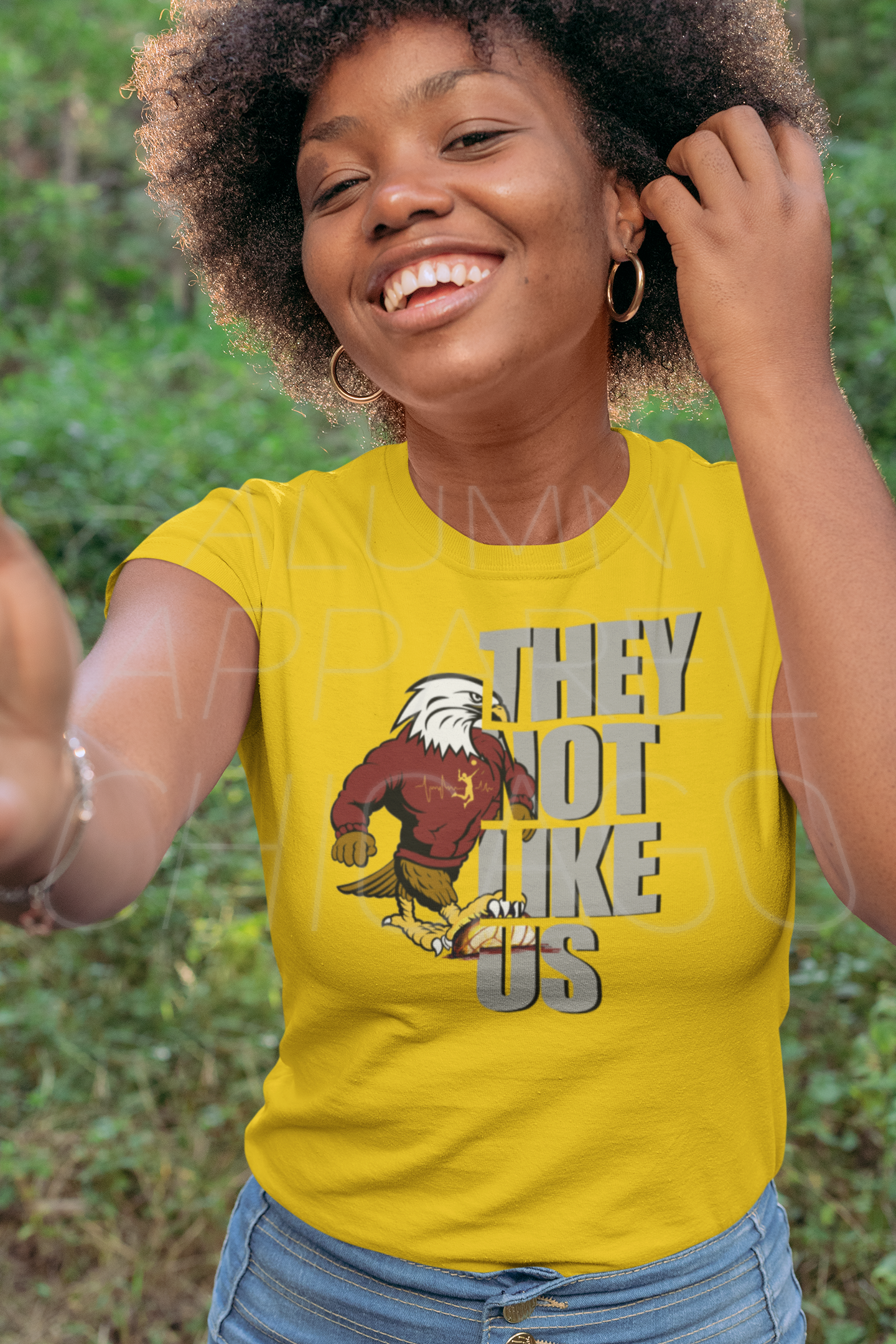 They Not Like Us Lindblom Volleyball Tee