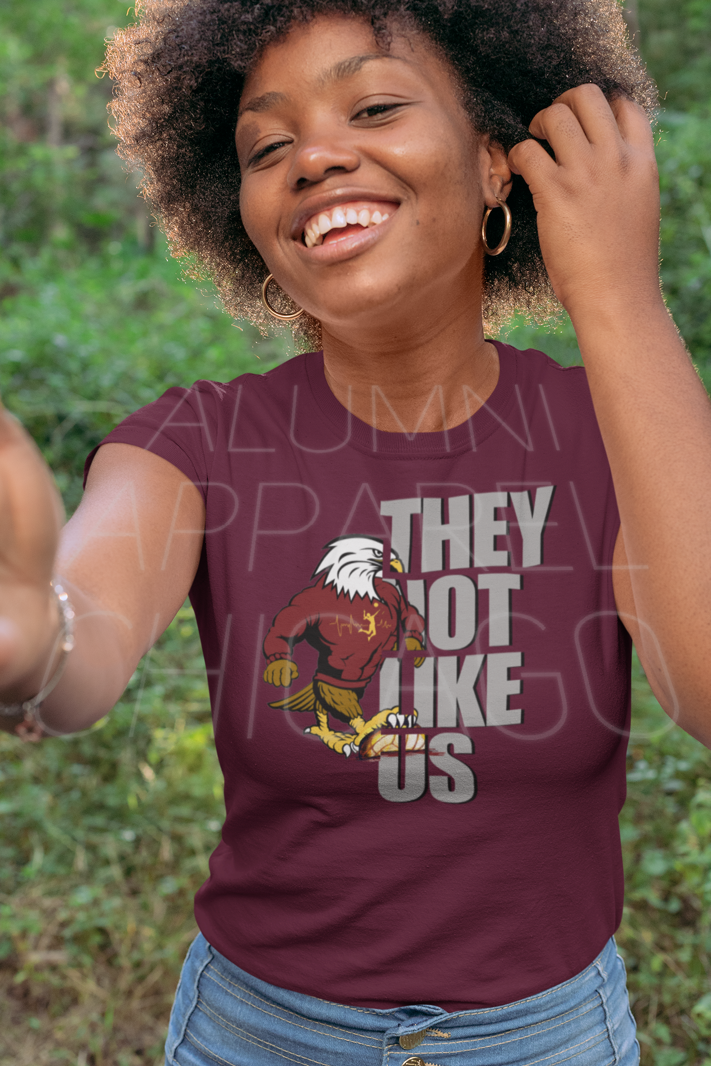 They Not Like Us Lindblom Volleyball Tee