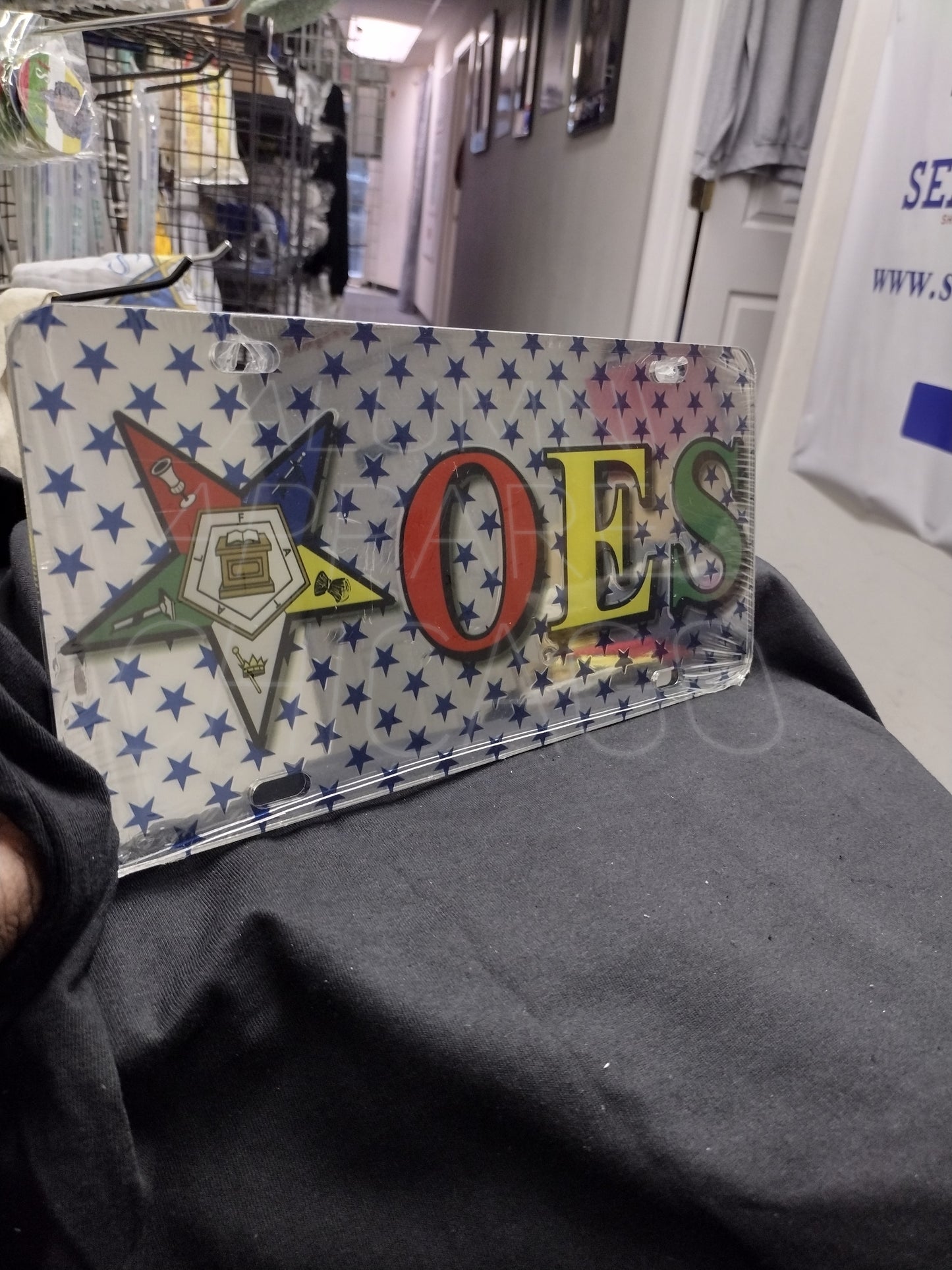 OES Mirrored License Plate