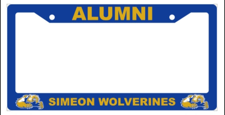 Simeon Wolverines License Frame