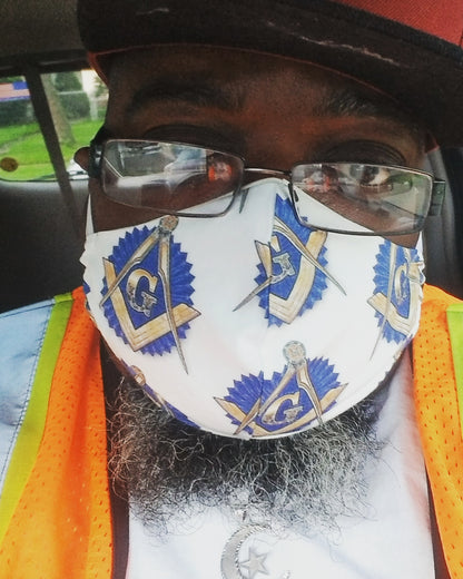 Masonic Cotton Mask