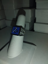 Load image into Gallery viewer, Blue Signet Masonic Ring
