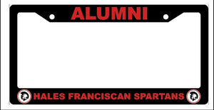 Hales Franciscan Spartans License Plate Frame