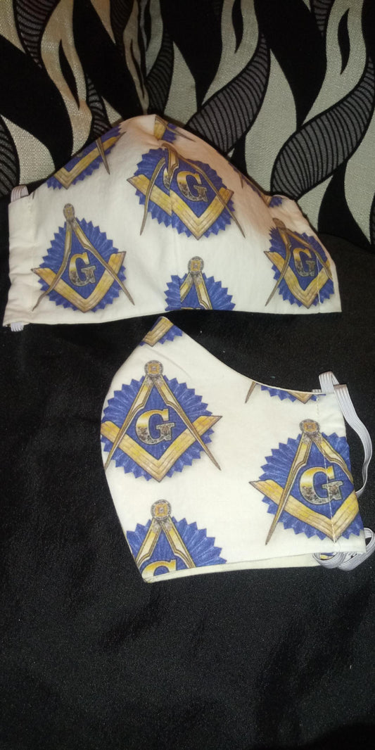 Masonic Cotton Mask